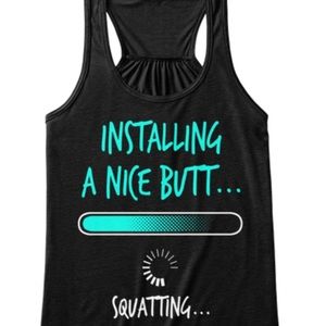 Funny workout tank!!